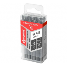 Сверло по металлу ЦХ,  4,8х86мм, HSS-G, P6M5, 20шт/уп, RENNBOHR DYNAMIC PROM